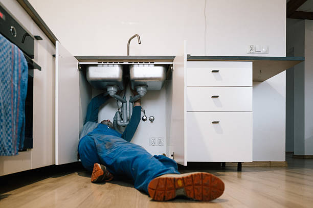 Professional Sewer Line Repair technician working in Helotes, TX